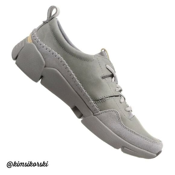 NEW Clarks‎ Trigenic Triactive Run Gray Nubuck Shoes 13